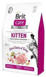Brit Care Cat Grain-Free Kitten Healthy Growth & Development  Met kip en kalkoen 2kg