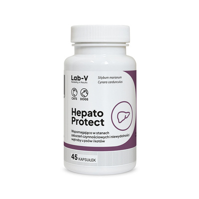 LAB-V Hepato Protect - Leverfunctieondersteuning voor honden en katten 45 capsules