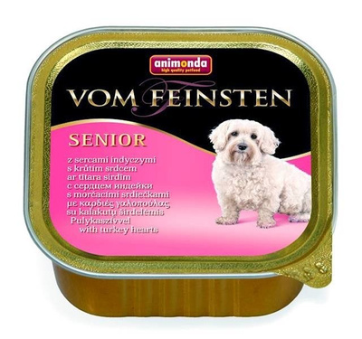 Animonda Hond Vom Feinsten Senior Kalkoenhartjes 150g