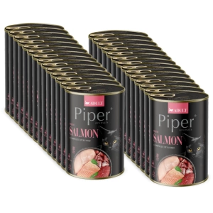 DOLINA NOTECI Piper voor katten met zalm 24x400g