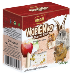 Vitapol Appel Kalkblokje voor Knaagdieren en Konijnen 40g