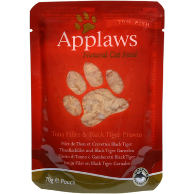 Applaws Kat Tonijn & Garnalen Sachet 70g 