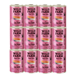 WILD FARM Pate Zalm 12x400g - glutenvrij kattenvoer