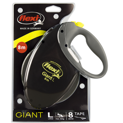 Flexi Leash Original Giant L Tape 8m Tot 50 kg - Neon 