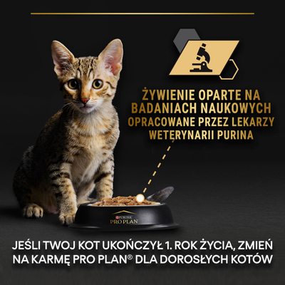 PRO PLAN Kitten Mousse met Kip Nat kittenvoer 12x85g