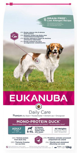 EUKANUBA-Adult Dagelijkse Verzorging Mono-Proteïne eend-12kg
