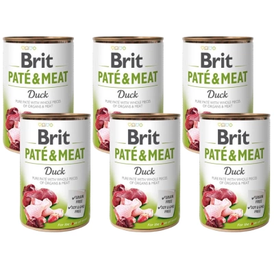 Brit Pate & Vlees met Eend 6x800g