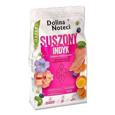 DOLINA NOTECI Premium kalkoen - gedroogd hondenvoer 9kg + GRATIS een verrassing voor je hond!