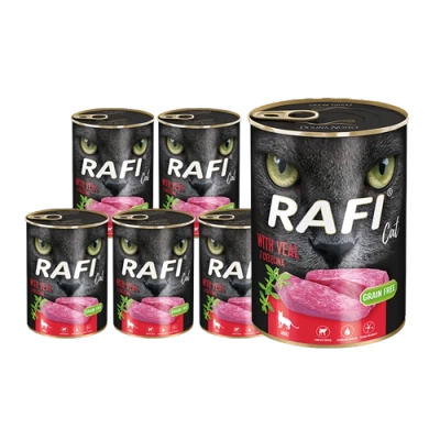 Dolina Noteci Rafi Kat Adult met Kalfsvlees 12x400g