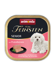 Animonda Hond Vom Feinsten Senior Kalkoenhartjes 150g