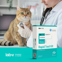 Lab-V Toxoplasmose - Sneldiagnosetest voor antilichamen bij katten en honden 2 st.