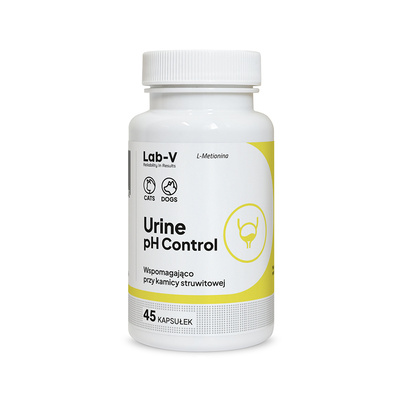LAB-V Urine pH Controle - Ondersteuning voor honden en katten met struvietstenen 45 capsules