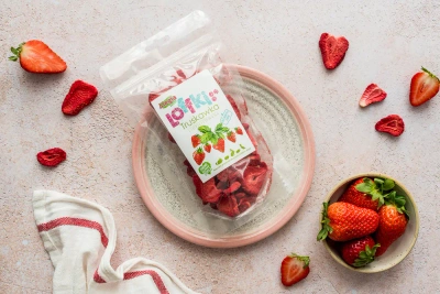 ALEGIA - Gevriesdroogde Aardbeien Loffs 20g