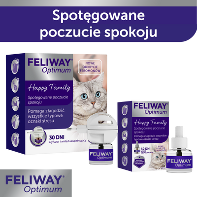 Ceva Animal Health Polska Sp. z O.o Feliway Optimum Diffuser + Cartridge 48ml