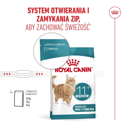 ROYAL CANIN Ageing Sterilised 11+ 400g droogvoer voor volwassen katten vanaf 11 jaar, gesteriliseerd