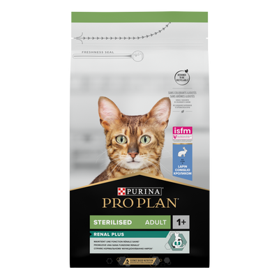 PRO PLAN Gesteriliseerd Renal Plus Konijnenrijk Kattenvoer 1.5kg