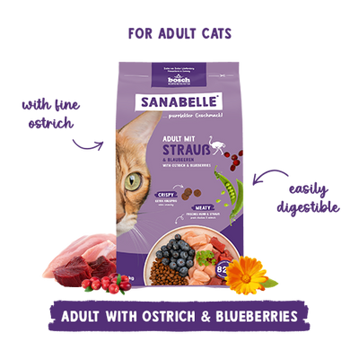 BOSCH Sanabelle Struisvogel Volwassen 8kg