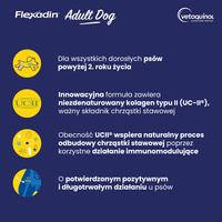 VETOQUINOL Flexadin Volwassen Hond 60 grepen