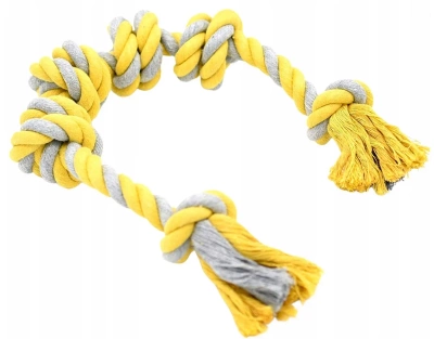 NUXIE Katoenen hondentrekker met 4 knopen xxl 60cm