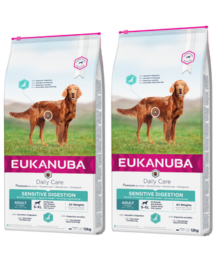 Eukanuba Daily Care Adult Sensitive Digestion 2x12kg
