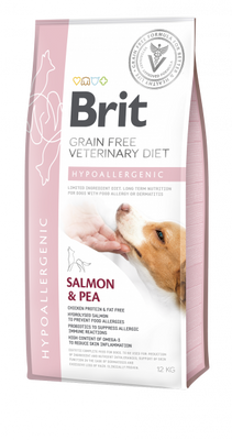 Brit Grain Free Veterinary Diet Hond Hypoallergenic Zalm met Erwten 2kg