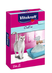 Vitakraft Clofix hygiënische kattenbakzakken 15pc