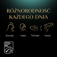 SHEBA Nature's Collection Flavour Selection 40x85 g - Complete natte voeding voor volwassen katten, in saus