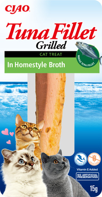 INABA Tonijnfilet voor katten - Tonijn in huisbereide bouillon15g