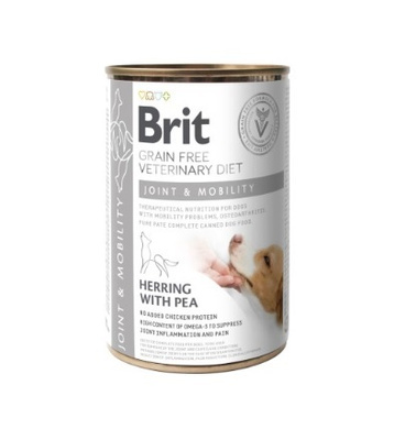 Brit Green Free Veterinary Diet Hond Gewrichten & Mobiliteit Haring Met Erwten 400g