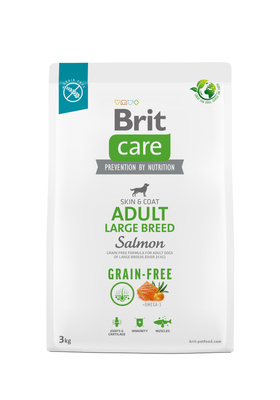 BRIT CARE Dog Grain-free Adult Large Breed Salmon 3kg