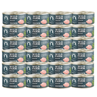 WILD FARM Mousse Kip 24x80g - graanvrije mousse voor katten