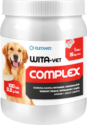 Eurowet Wita-Vet Junior +Adult 100tab