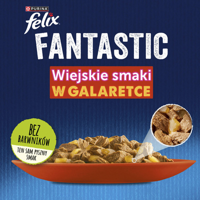 Felix Fantastic MIX smaken in gelei: 44x85g 
