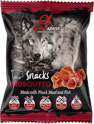 ALPHA SPIRIT Prosciutto Snacks met varkensvlees 50g 
