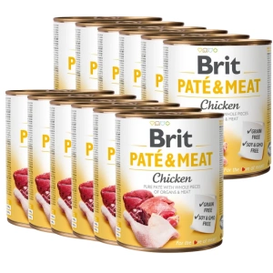 Brit Pate & Vlees met Kip 12x800g
