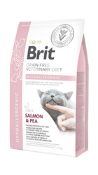 Brit Grain Free Veterinary Diet Kat Hypoallergenic Zalm met Erwten 2kg