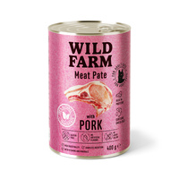 WILD FARM Pate Pork 6x400g - glutenvrij kattenvoer