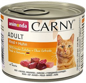 ANIMONDA Cat Carny Adult smaak: rund en kip 200g 