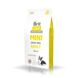 Brit Care Mini Grain Free Adult met Lam 2kg