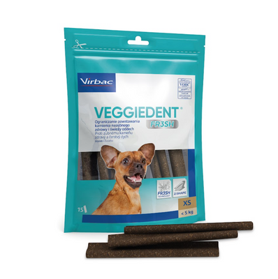Virbac Veggiedent Fresh Bite XS (<5kg) 15st 