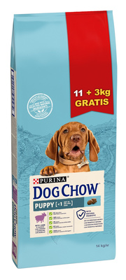 Purina Dog Chow Puppy met lam 14 kg + VERRASSING VOOR UW HOND