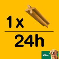 Pedigree DentaStix Dental Treats voor honden vanaf 4 maanden en meer dan 25kg 270g