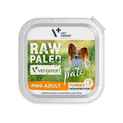 Vetexpert Rauw Paleo Pate Mini Adult Kalkoen 150g
