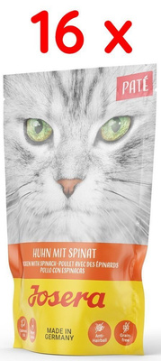 Josera Pate Kip met Spinazie 16x85g