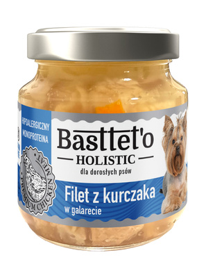 Basttet'o Holistic kipfilet in galette voor honden 130g