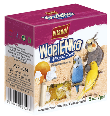 Vitapol Kalkblokje Oranje voor Vogels 2pc