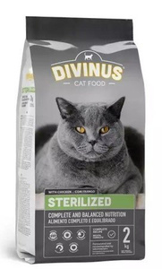 DIVINUS Cat Gesteriliseerd - droogvoer voor katten - 2 kg