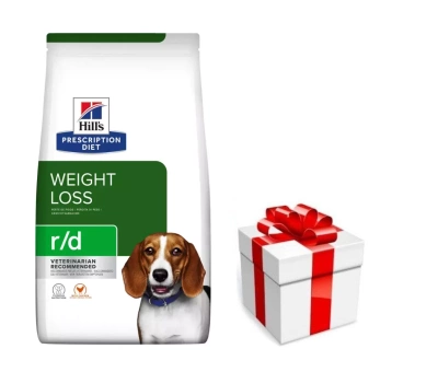 Hill's PD Prescription Diet Canine Weight Loss r/d 10kg + GRATIS een verrassing voor je hond!
