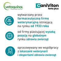 Vetoquinol Caniviton Forte Plus 90szt