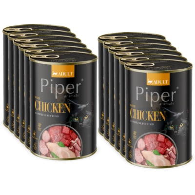 DOLINA NOTECI Piper voor katten met kip 12x400g
